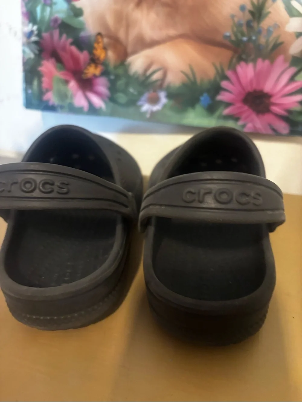 CROCS Kids Black Classic Clogs